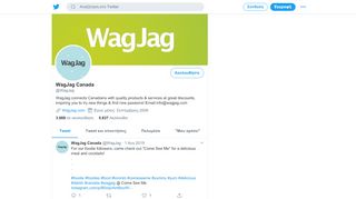 
                            13. WagJag Canada (@WagJag) | Twitter