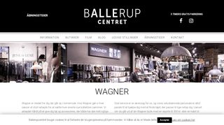 
                            7. Wagner i Ballerup Centret – herremode fra de rigtige brands
