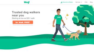 
                            12. WagWalking.com - Leading Local Dog Walker Service for Dog Owners