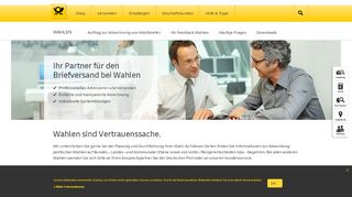 
                            6. Wahlen – Lösungen im Briefversand | Deutsche Post