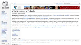 
                            10. Waiariki Institute of Technology - Wikipedia