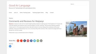 
                            6. Waijiaoyi - Good Air Language