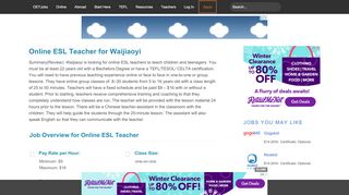 
                            9. Waijiaoyi - Jobs, Reviews, and Tips! - OET Jobs