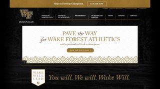 
                            4. Wake Forest Deacon Club - Wake Forest Athletics Fundraising