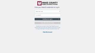 
                            11. WakeID Portal - Wake County Public Schools
