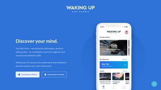 
                            8. Waking Up with Sam Harris - Discover your mind.