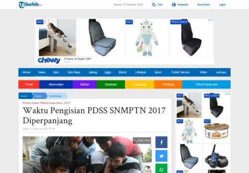 
                            10. Waktu Pengisian PDSS SNMPTN 2017 Diperpanjang - Tribun Solo