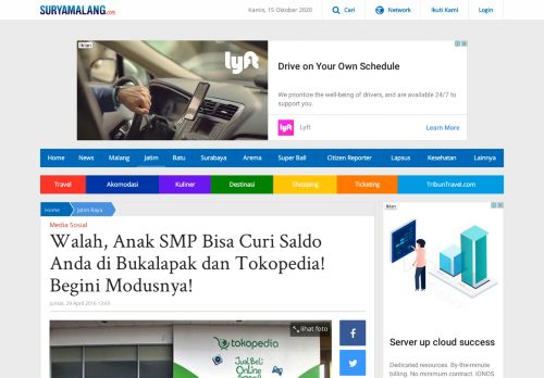 
                            11. Walah, Anak SMP Bisa Curi Saldo Anda di Bukalapak dan Tokopedia ...