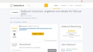 
                            10. ? Walbusch Gutscheincode Österreich | Februar 2019 - Sparpedia.at