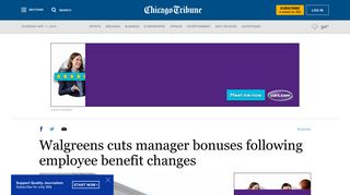 
                            5. Walgreens cuts manager bonuses following employee benefit changes