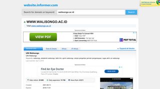 
                            8. walisongo.ac.id at WI. UIN Walisongo - Website Informer