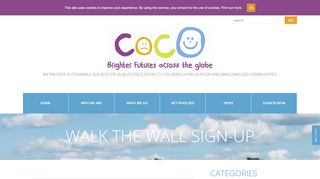 
                            11. Walk the Wall Sign-Up | COCO - COCO Charity