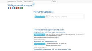 
                            10. Walkgroveonline.co.uk Error Analysis (By Tools)