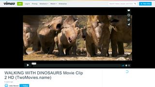 
                            7. WALKING WITH DINOSAURS Movie Clip 2 HD (TwoMovies.name) on ...