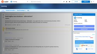 
                            2. WalkJogRun has shutdown - alternatives? : running - Reddit