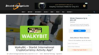 
                            8. WalkyBit Review - Starbit International CryptoCurrency Activity App?