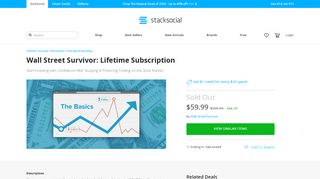 
                            12. Wall Street Survivor: Lifetime Subscription | StackSocial