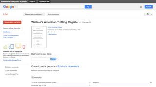 
                            3. Wallace's American Trotting Register ... - Risultati da Google Libri
