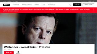 
                            11. Wallander: Præsten - UDLØBET | DRTV