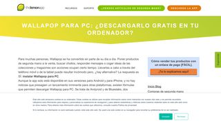 
                            7. Wallapop para PC: Cómo descargarlo GRATIS en tu ordenador (Fácil)
