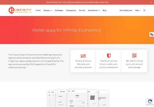 
                            3. Wallet app • Infinity Economics Platform