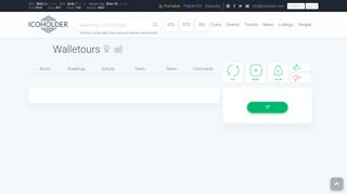 
                            7. Walletours ICO Rating, Reviews and Details | ICOholder