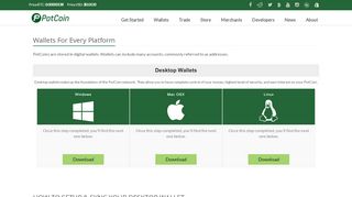 
                            4. Wallets For Every Platform - Web, Android, iOS ... - PotCoin.com