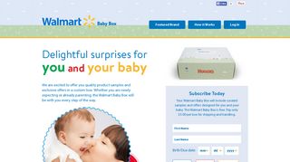 
                            9. Walmart Baby Box | The best baby brands delivered to your door