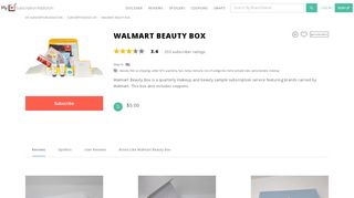
                            8. Walmart Beauty Box | MSA