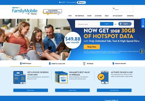 
                            4. Walmart Family Mobile: Low Price Unlimited Plans | No Contract