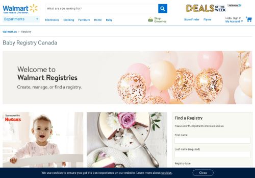 
                            10. Walmart Registries - Walmart Canada