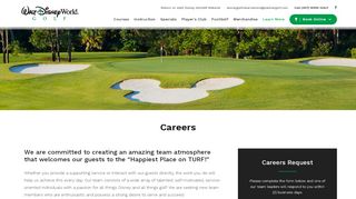 
                            12. Walt Disney World Golf Courses | Careers | Orlando, FL