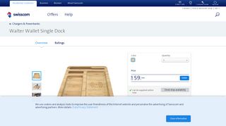 
                            3. Walter Wallet Single Dock | Swisscom
