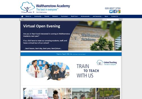 
                            11. Walthamstow Academy > Home