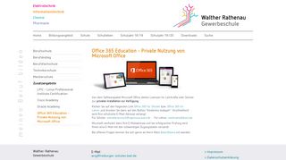 
                            12. Walther-Rathenau-Gewerbeschule - Office 365 Education - Private ...