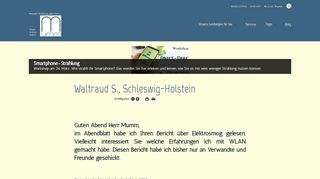 
                            10. Waltraud S., Schleswig-Holstein - strahlend-gesund.de