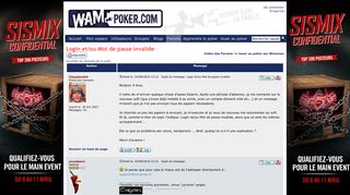 
                            9. Wam-Poker.com - Jouer au poker sur Winamax - Login et/ou Mot de ...
