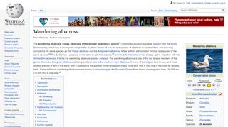 
                            13. Wandering albatross - Wikipedia