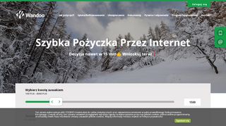 
                            13. Wandoo.pl: Szybka pożyczka przez Internet