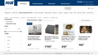 
                            6. Wandtattoo Tiger günstig online kaufen | real.de