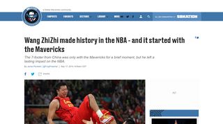 
                            11. Wang ZhiZhi made history in the NBA - and it started with the ...