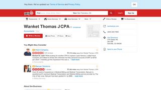 
                            8. Wanket Thomas J CPA - Accountants - 319 Diablo Rd, Danville, CA ...