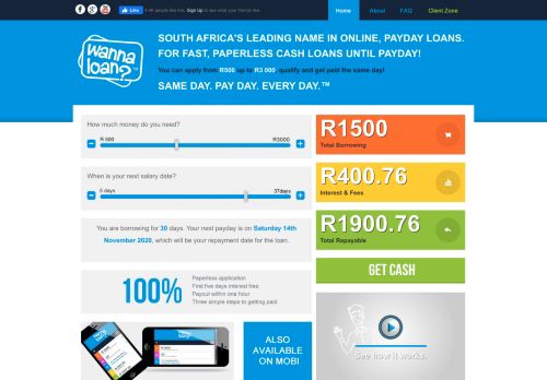 
                            9. wanna loan? - Payday Loans - Quick Cash Loans Online - South Africa