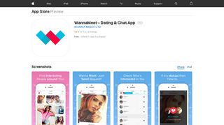 
                            6. WannaMeet – Dating & Chat App on the App Store - iTunes - Apple