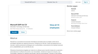 
                            6. Wansoft SAPI de CV | LinkedIn