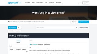 
                            5. Want 'Log-in to view prices' - OpenCart Community - OpenCart Forums