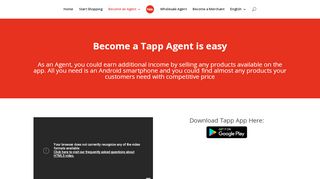 
                            3. Want to become an agent? Click here. - Agents - Tapp Market