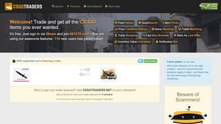 
                            2. Want to get your trade featured? Add CSGOTRADERS.NET to your ...