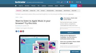 
                            12. Want to listen to Apple Music in your browser? Try this trick | TechRadar