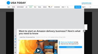 
                            6. Want to start an Amazon delivery business? What to know - USA Today